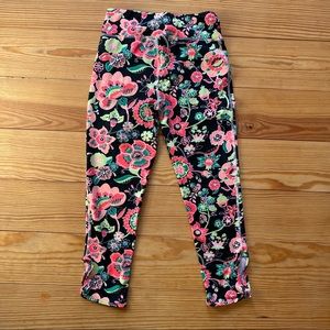 Zelos Girl’s L 14/16 Neon Floral‎ Yoga Style Active Wear Pants SUPER CLEAN